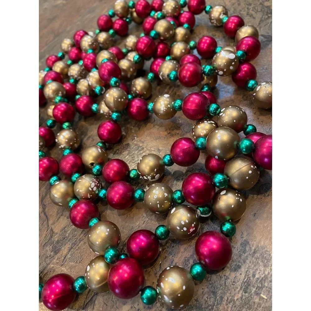 Christmas bead garland